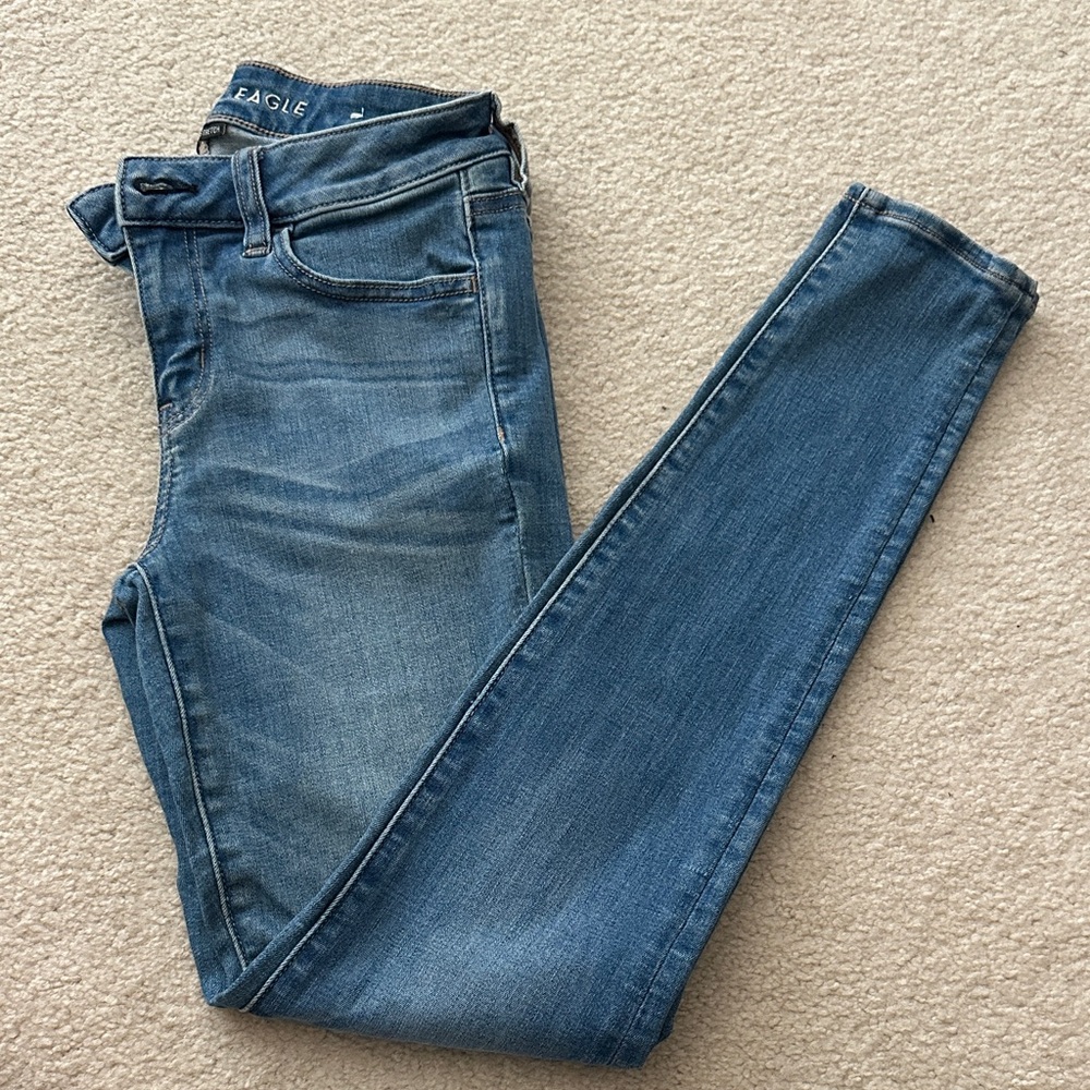 American Eagle Outfitters Women's Skinny Blue Jeans